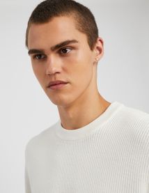 Pull col rond uni
