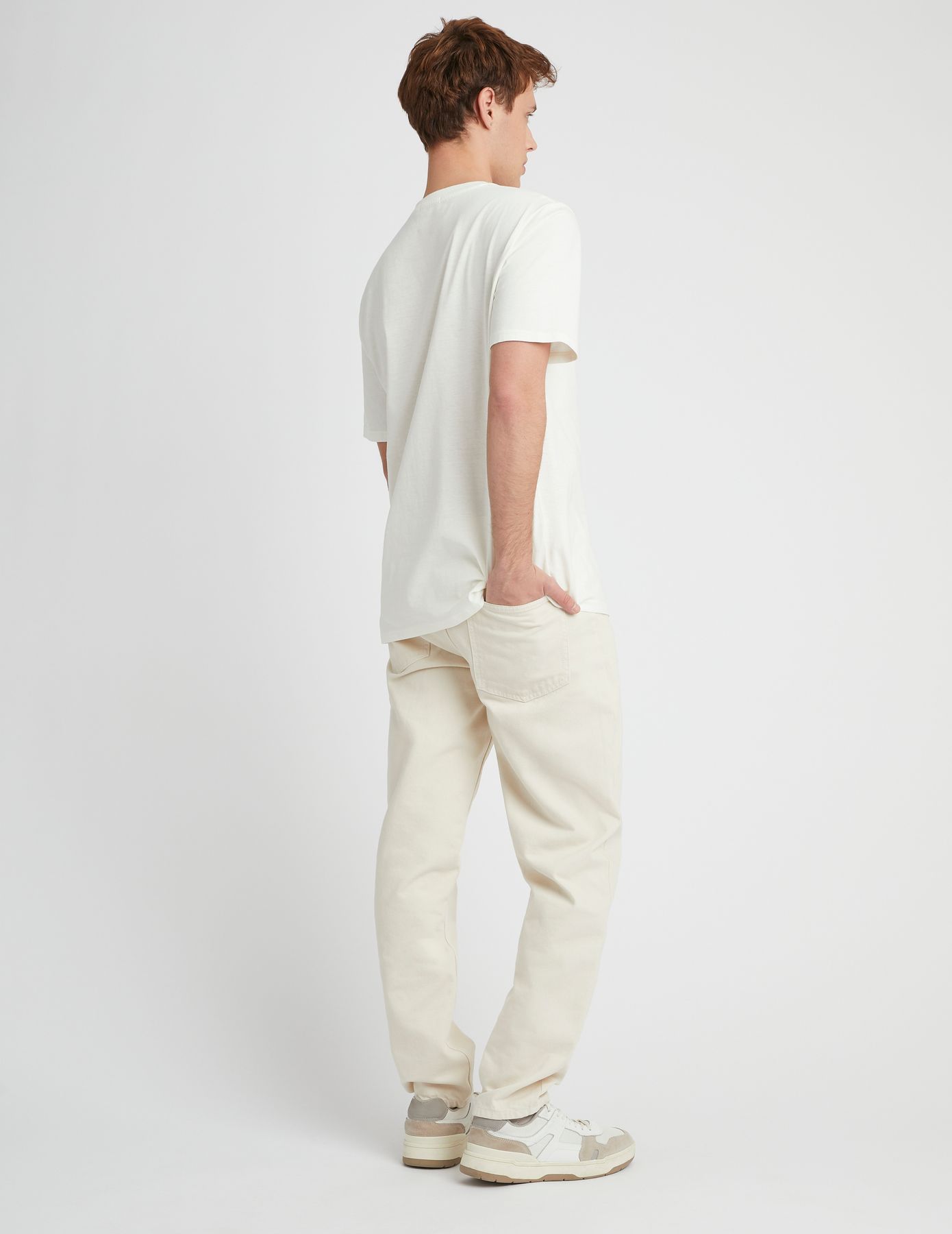 Jean relaxed couleur