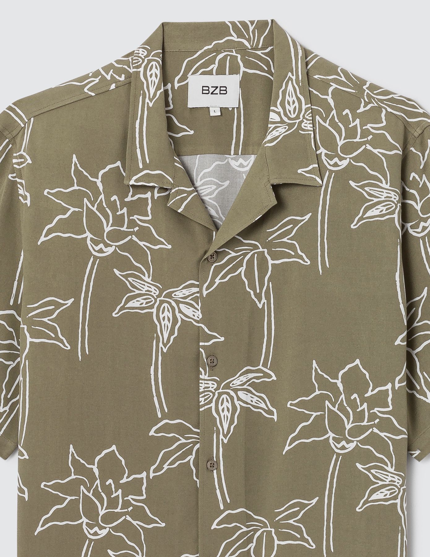 Chemisette imprim&eacute;e fluide