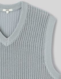 Pull uni sans manches