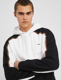 Sweat à capuche colorblock