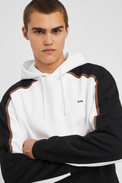 Sweat à capuche colorblock