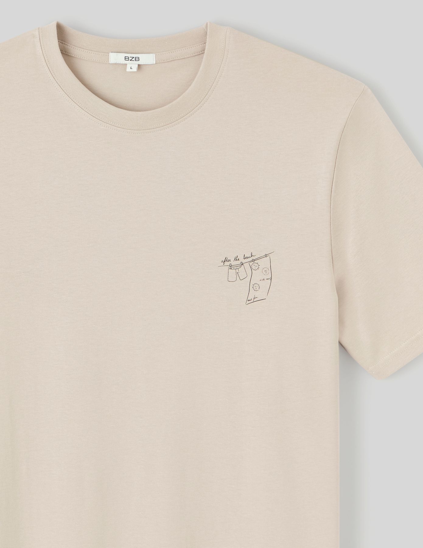T-shirt imprimé poitrine