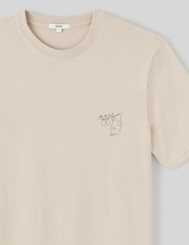 T-shirt imprimé poitrine
