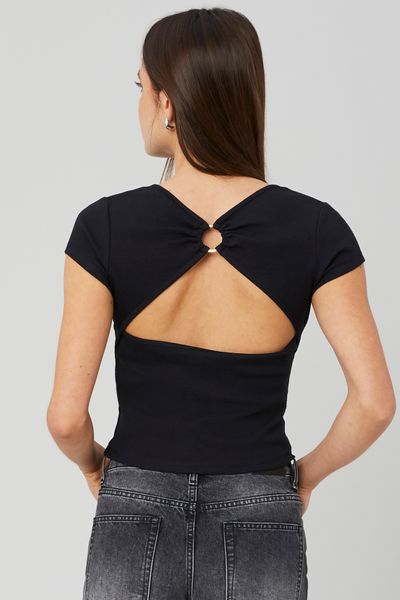 T-shirt dos nu bijou