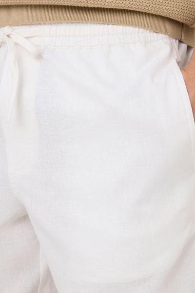 Bermuda en viscose lin