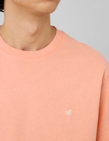 T-shirt broderie poitrine