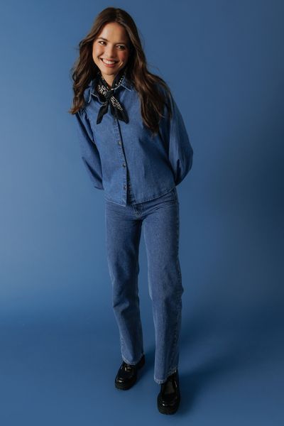 Chemise en denim