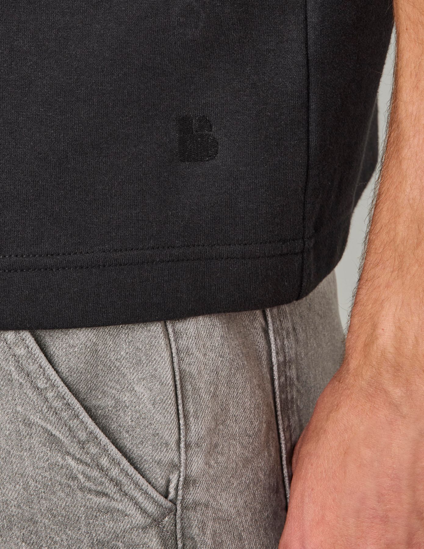 Polo boxy maille lourde