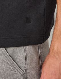 Polo boxy maille lourde