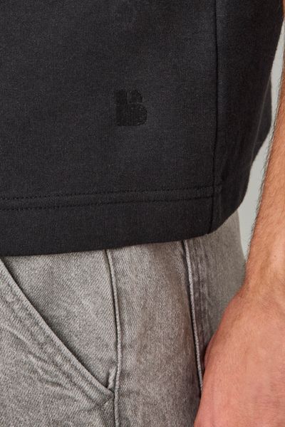 Polo boxy maille lourde