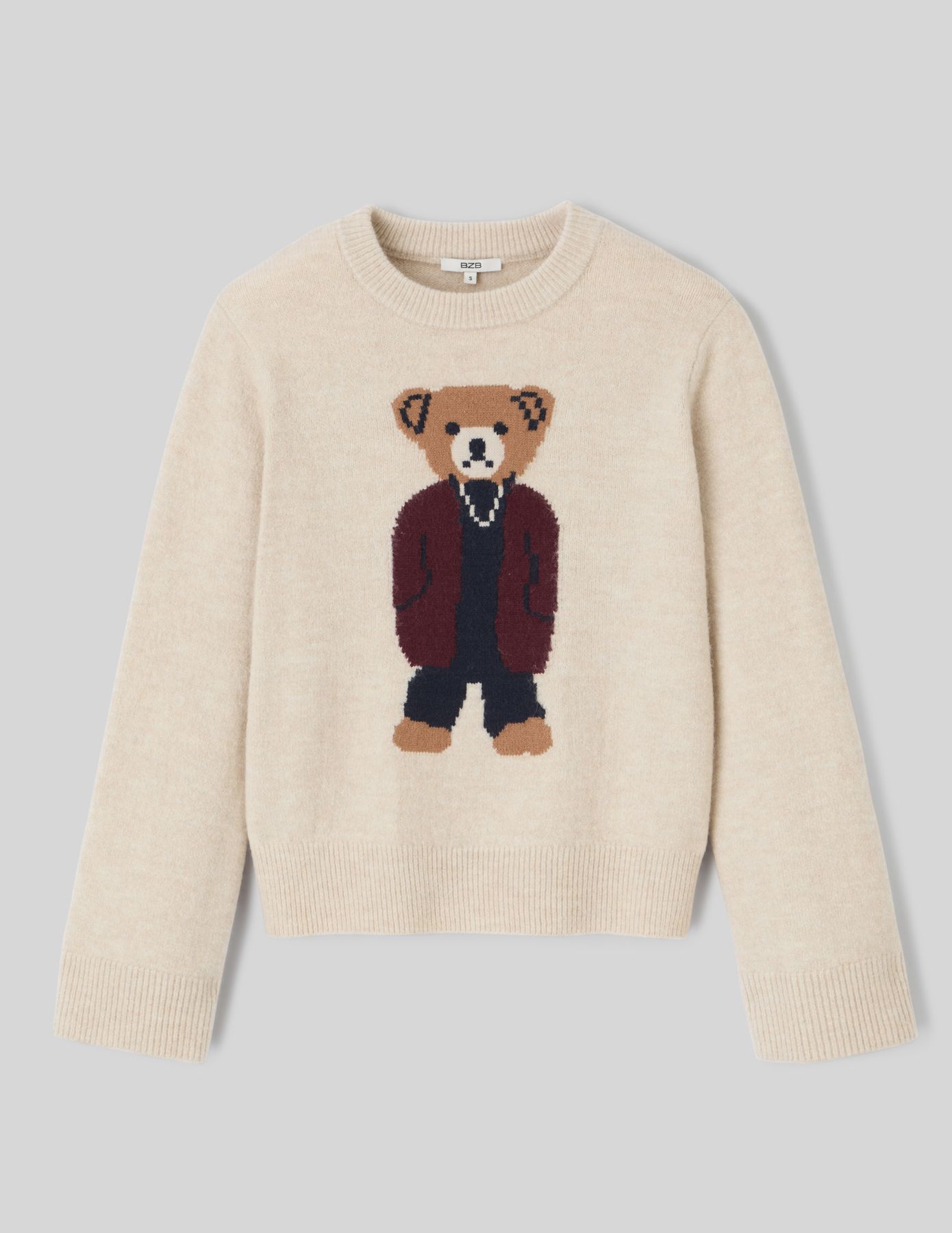 Pull jacquard ours