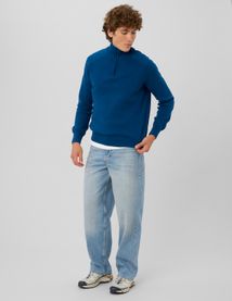Pull col montant zipp&eacute;