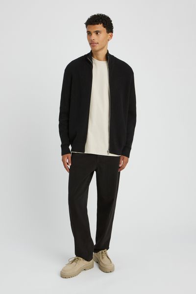 Pull col montant zippé