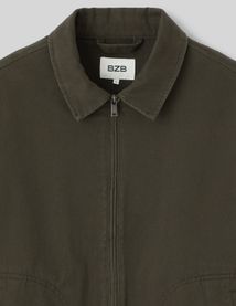 Veste zipp&eacute;e unie