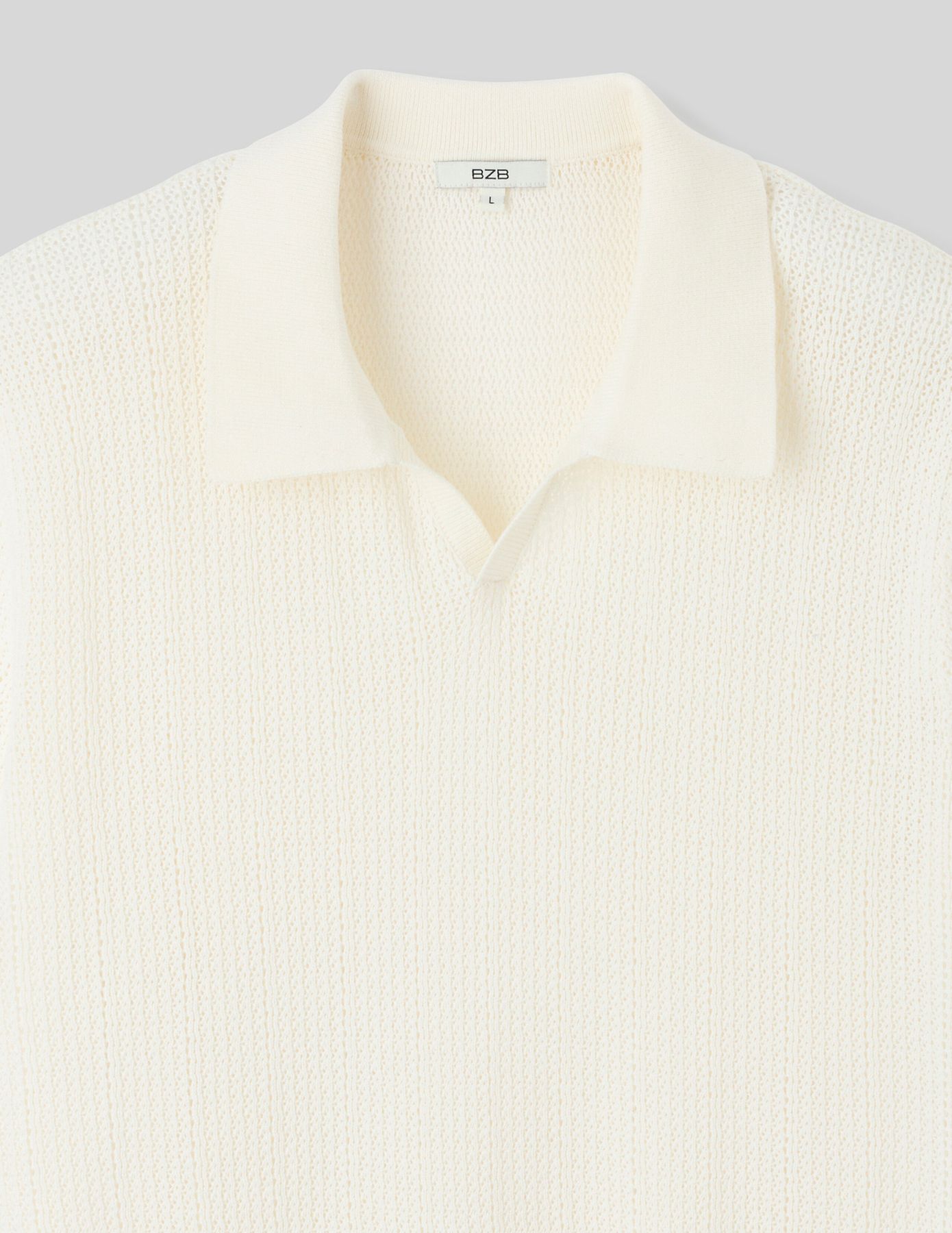 Polo maille ajourée