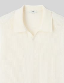 Polo maille ajourée