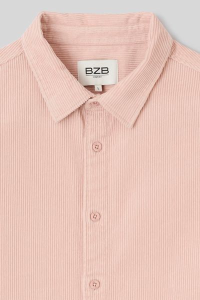 Chemise en velours c&ocirc;tel&eacute;