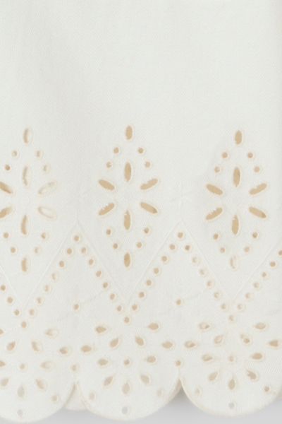 Veste twill broderie anglaise