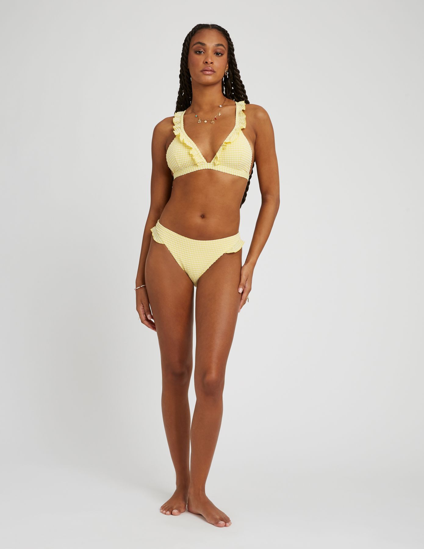 Bas de maillot de bain vichy