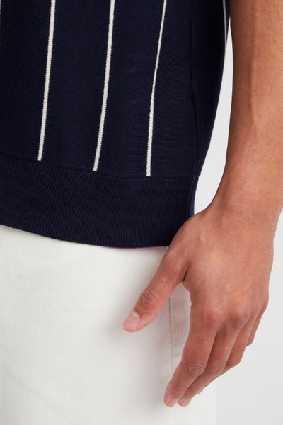 Polo &agrave; rayures