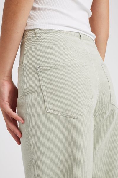Pantalon straight velours