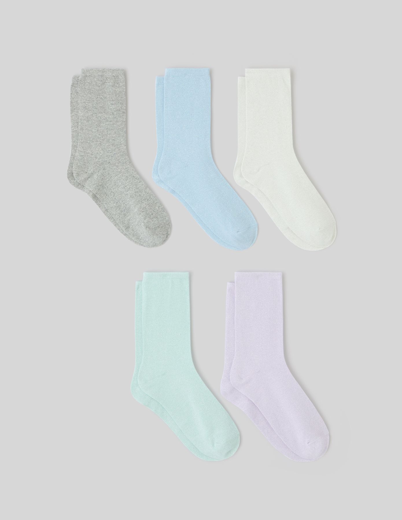 Lot de 5 paires de chaussettes lurex