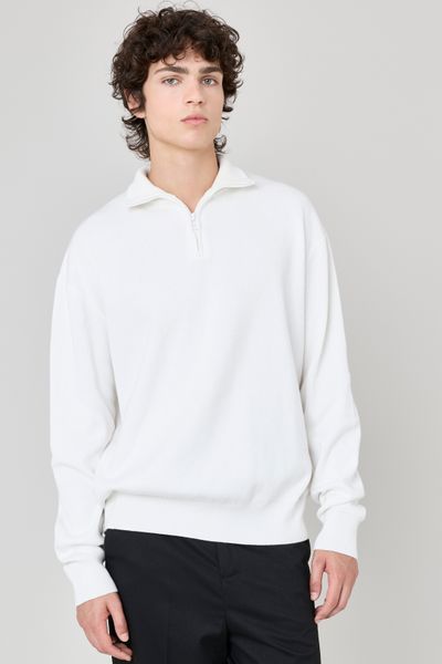 Pull col montant zippé