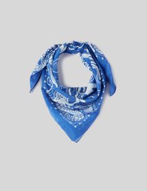 Foulard coton imprim&eacute;