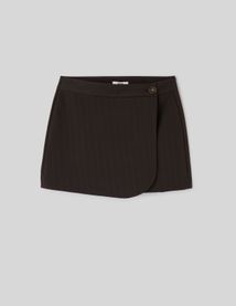 Jupe short ray&eacute;e