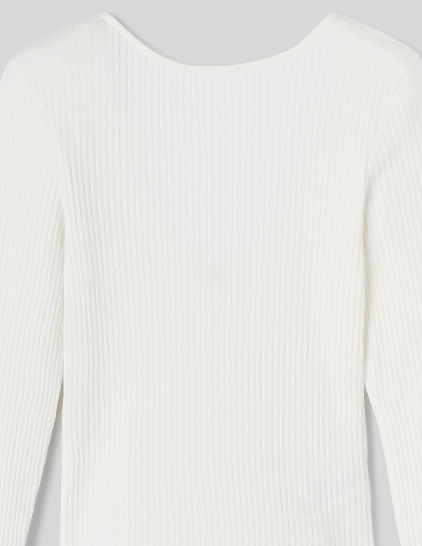 T-shirt dos nu manches longues