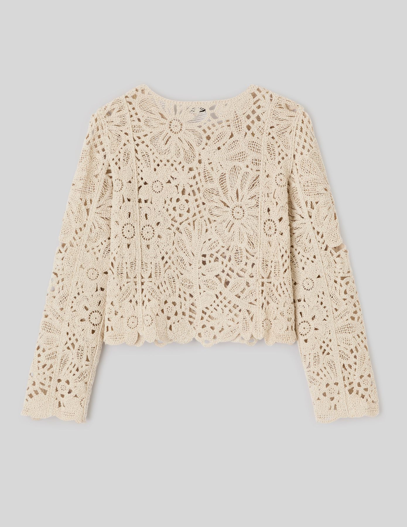 Veste crochet ajour&eacute;