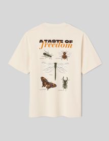 T-shirt imprim&eacute; devant / dos