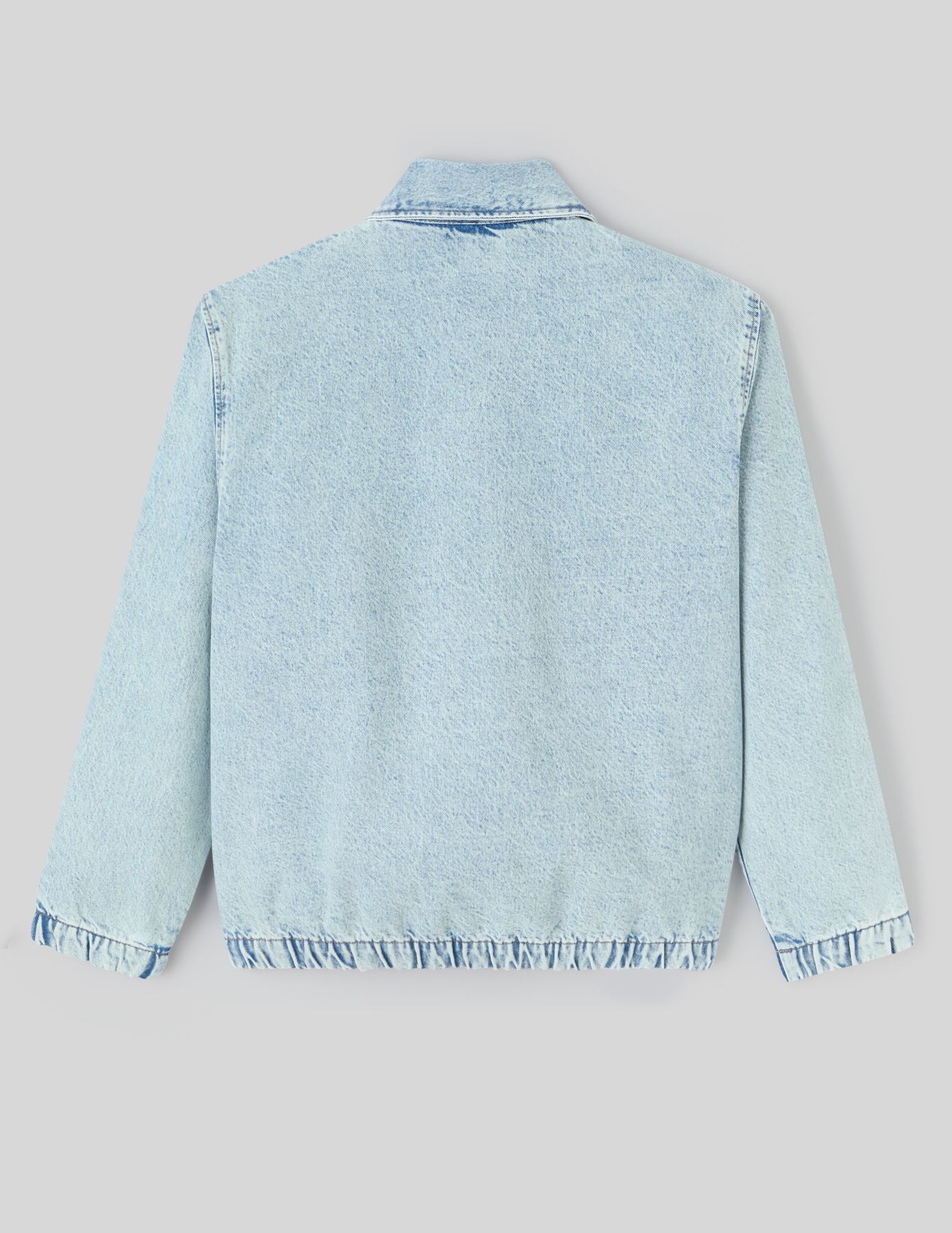 Veste zippée en jean