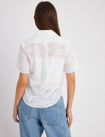 Chemisette broderie anglaise