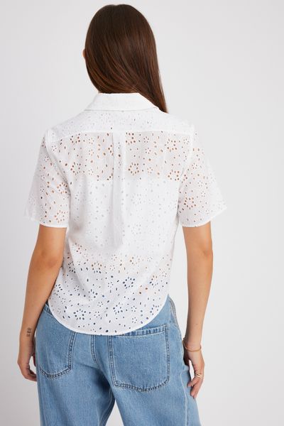 Chemisette broderie anglaise