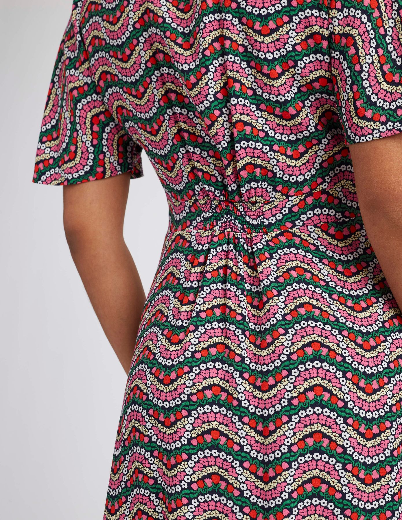 Robe courte imprimée