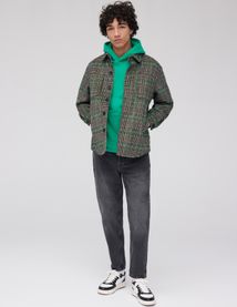 Veste surchemise à carreaux