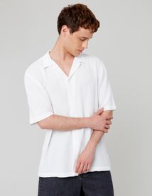 Chemise manches courtes gaze de coton