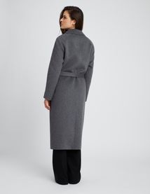 Manteau long en laine