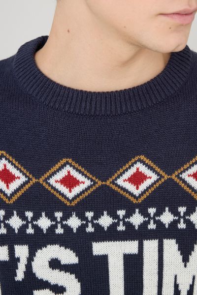 Pull jacquard No&euml;l