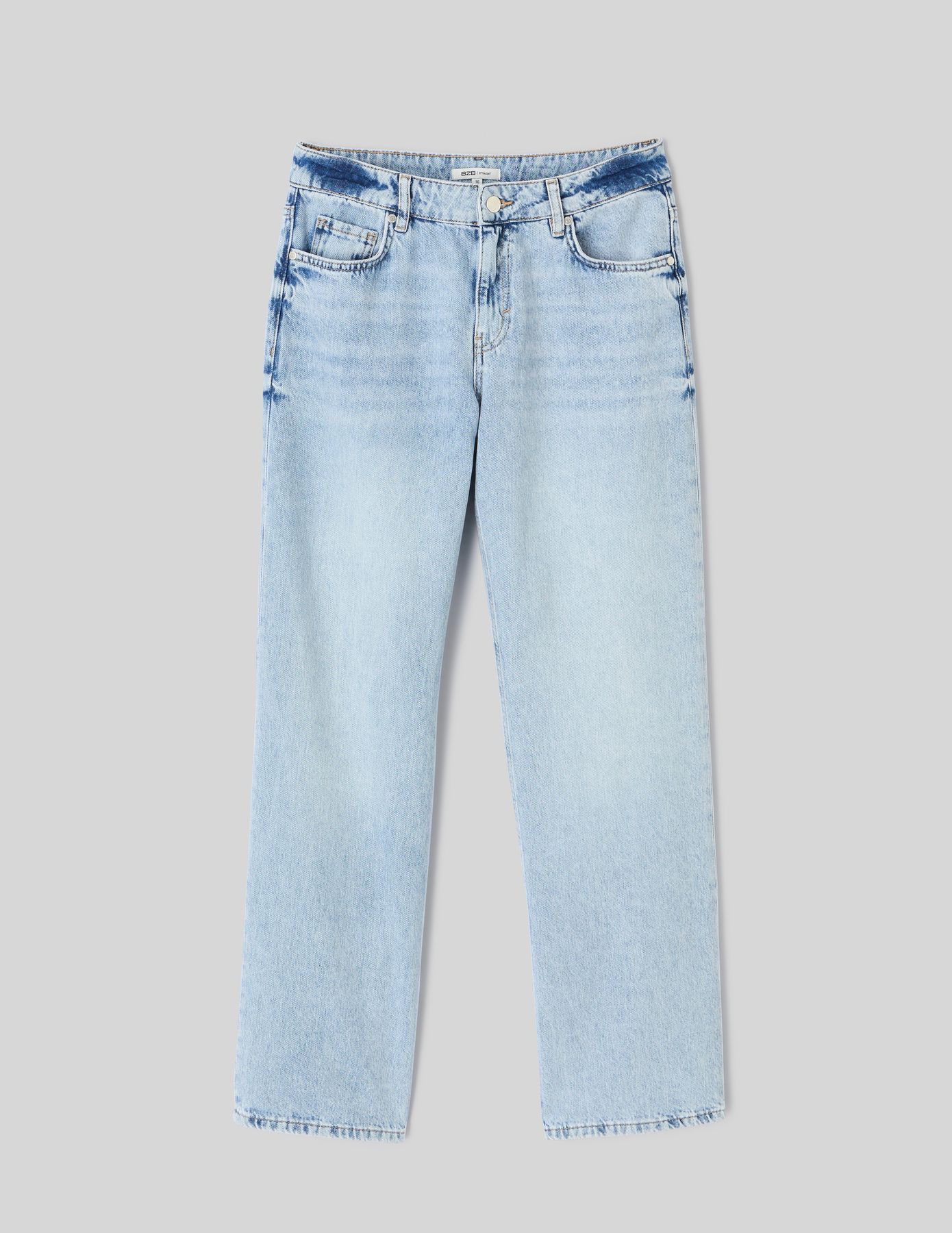 Jean straight taille basse