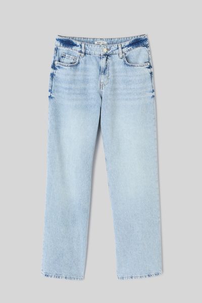 Jean straight taille basse