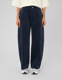 Pantalon balloon en velours