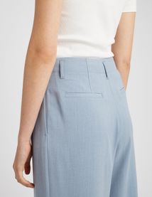 Pantalon tailleur rayé
