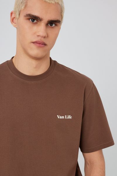 T-shirt gaufré imprimé