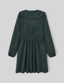 Robe courte col claudine