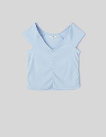 T-shirt épaules dénudées