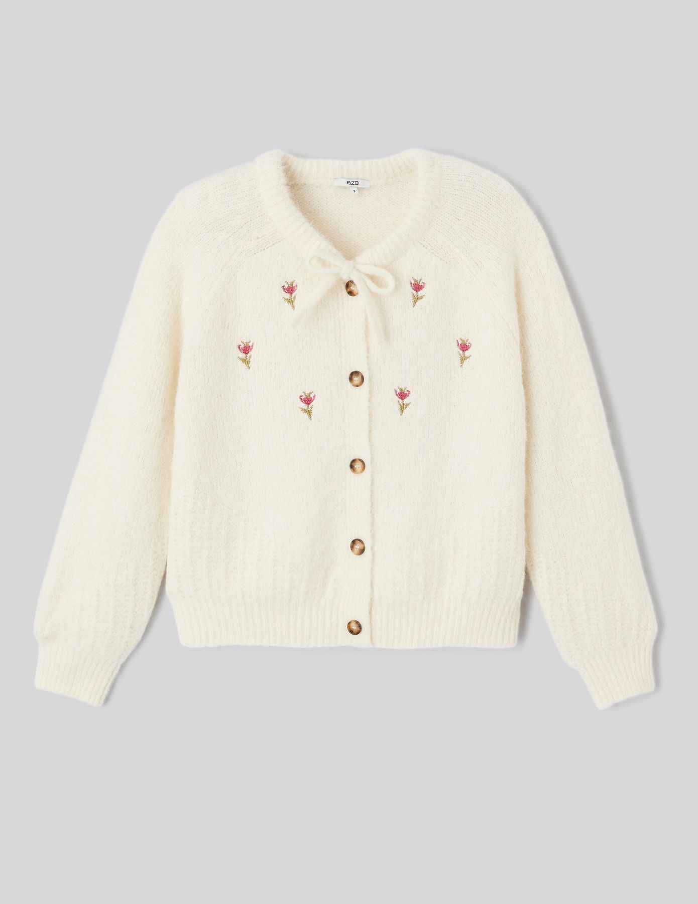 Gilet brod&eacute; &agrave; boutons