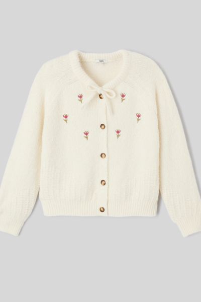 Gilet brod&eacute; &agrave; boutons